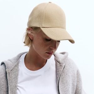 Zara Beige Baseball Cap